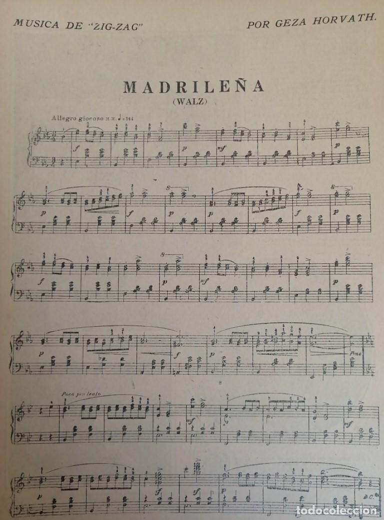 Collectionnisme d'affiches: PARTITURA ANTIGUA. MADRILE&Ntilde;A. /GEZA HORVATH 1920
