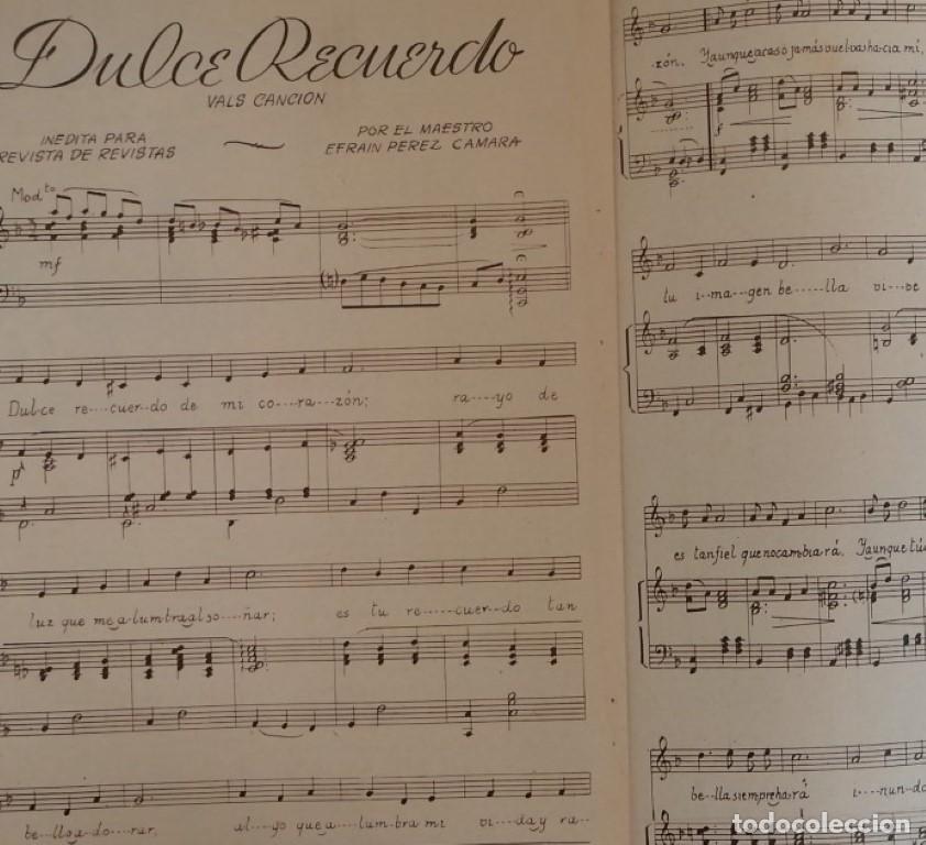 Collectionnisme d'affiches: PARTITURA ANTIGUA INEDITA. DULCE RECUERDO. EFRAIN PEREZ