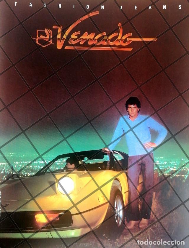 Poster collecting: CARTEL PUBLICITARIO ANTIGUO PANTALONES VENADO 1979