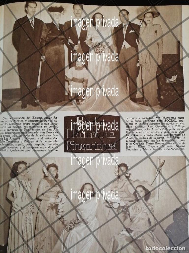 Poster collecting: AFICHE ANTIGUO BODA. ORVA&Ntilde;ANOS ALATORRE 1948