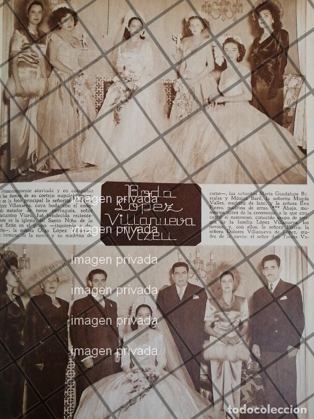 Collectionnisme d'affiches: AFICHE ANTIGUO BODA. VIZEU LOPEZ 1948 -2