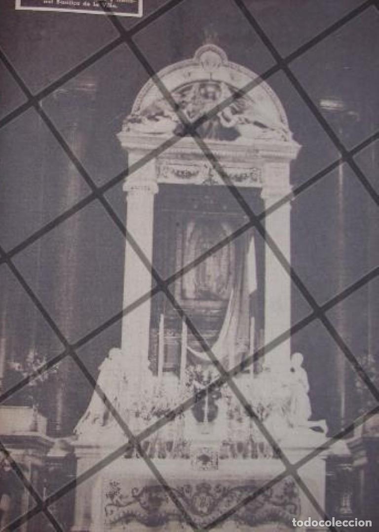 Collectionnisme d'affiches: AFICHE ANTIGUO ALTAR MAYOR BASILICA 1944