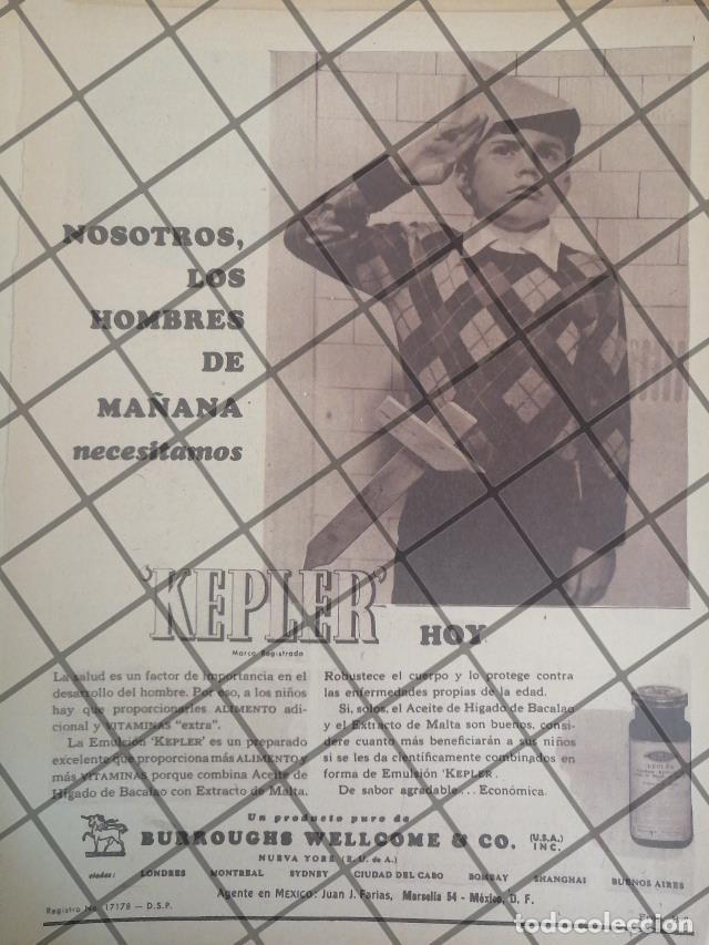Collectionnisme d'affiches: CARTEL PUBLICITARIO RETRO. EMULSION KEPLER 1944 -2
