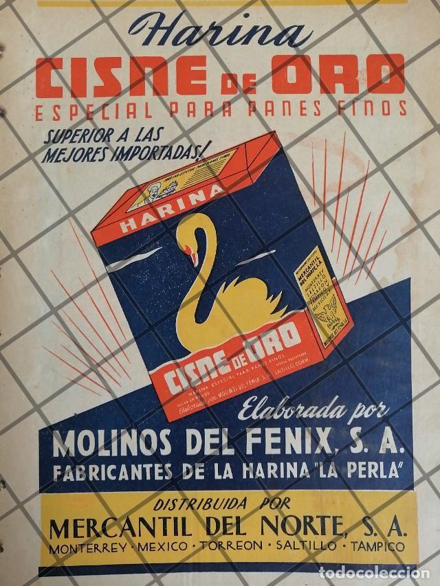 Collectionnisme d'affiches: CARTEL PUBLICITARIO RETRO. MOLINOS DEL FENIX MONTERREY 1950