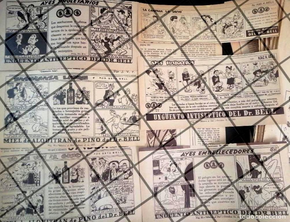Collectionnisme d'affiches: 6 TIRAS COMICAS ANTIGUAS POMADA DE LA CAMPANA ETC- GERMAN BUTZE