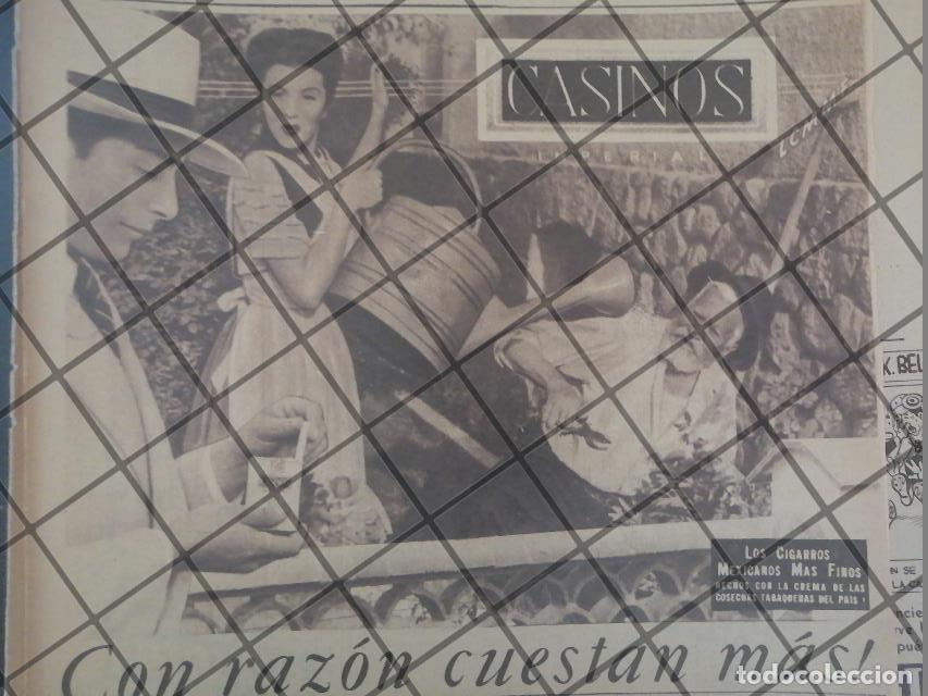 Collectionnisme d'affiches: AFICHE PUBLICITARIO ANTIGUO DE CIGARROS CASINOS 1940s /297
