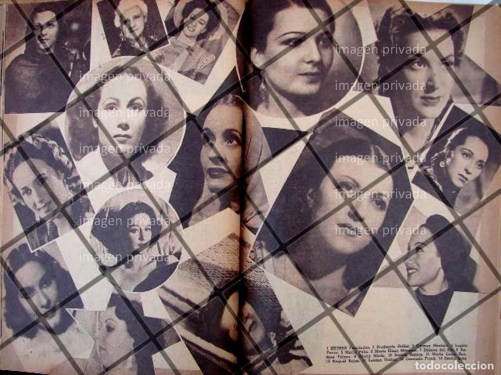 Collectionnisme d'affiches: AFICHE RETRO ACTRICES DE CINE Y TEATRO DE 1943