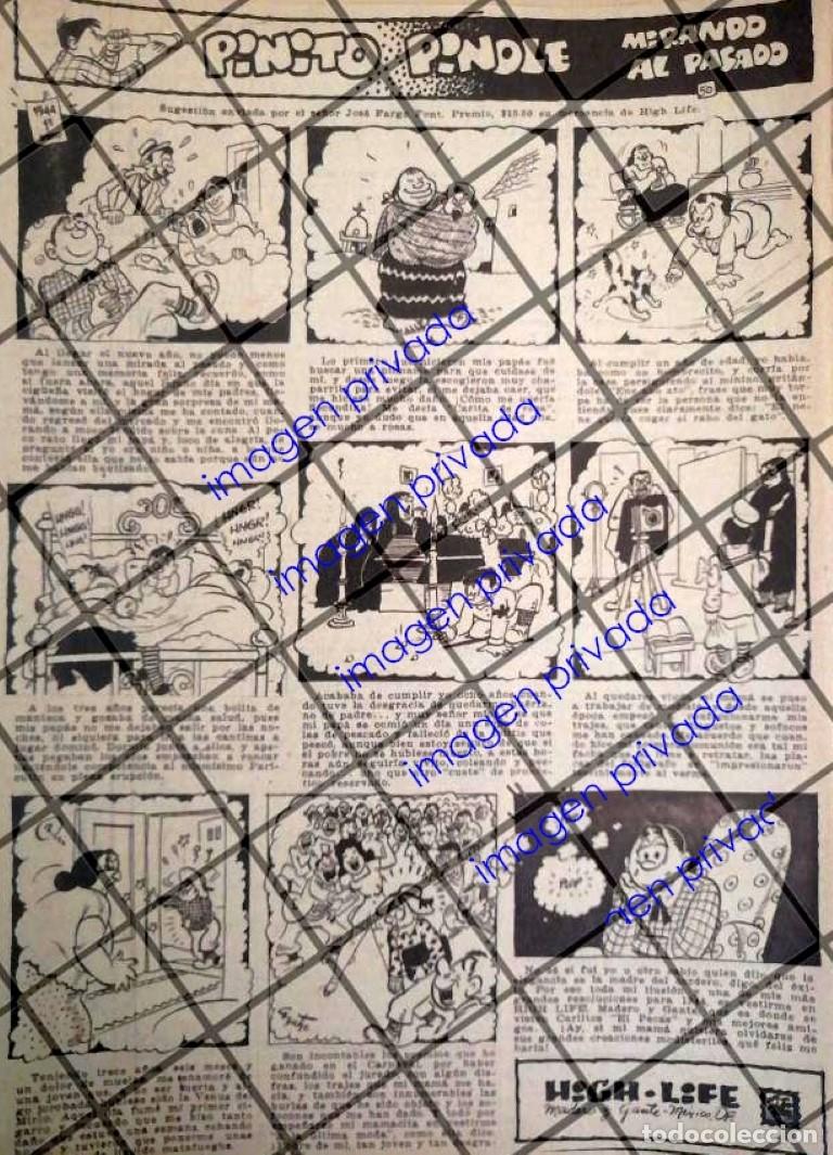 Collectionnisme d'affiches: TIRA COMICA ANTIGUA PINITO PINOLE POR: GERMAN BUTZE. 1944