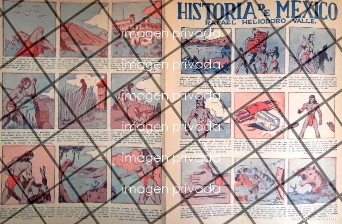 Collectionnisme d'affiches: TIRA COMICA ANTIGUA. HISTORIA DE MEXICO 1940s HELIODORO VALLE