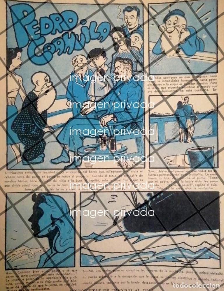 Collectionnisme d'affiches: TIRA COMICA ANTIGUA. PEDRO COAHUILA. 1944 POR: EL GALLO /3