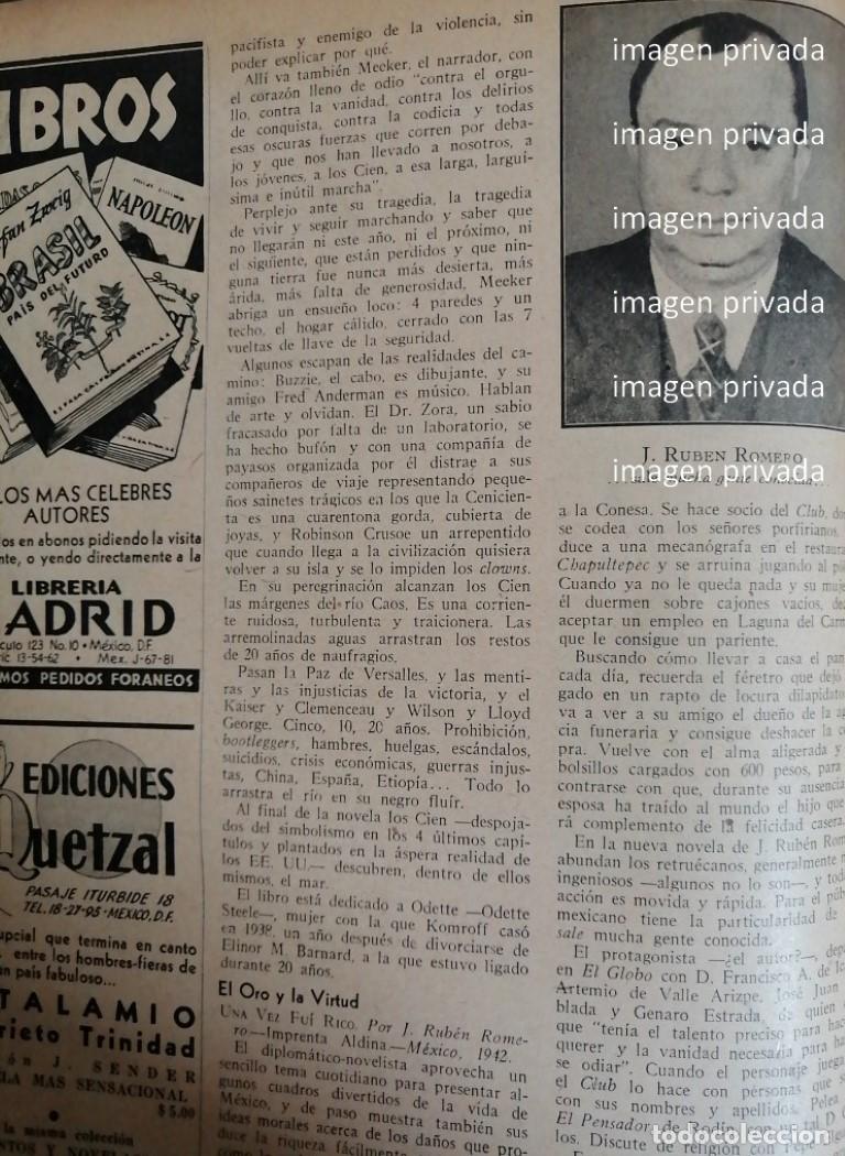 Poster collecting: AFICHE RETRO JOSE RUBEN ROMERO PRESENTA LIBRO 1942