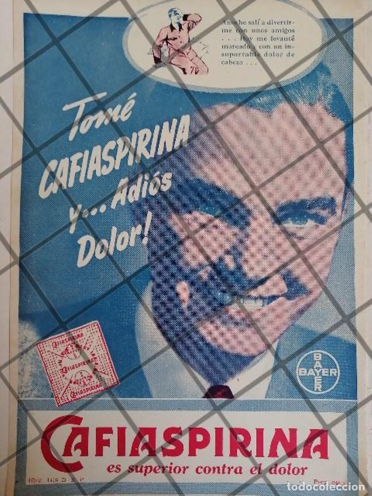 Poster collecting: CARTEL ANTIGUO CAFIASPIRINA BAYER 1937 /105
