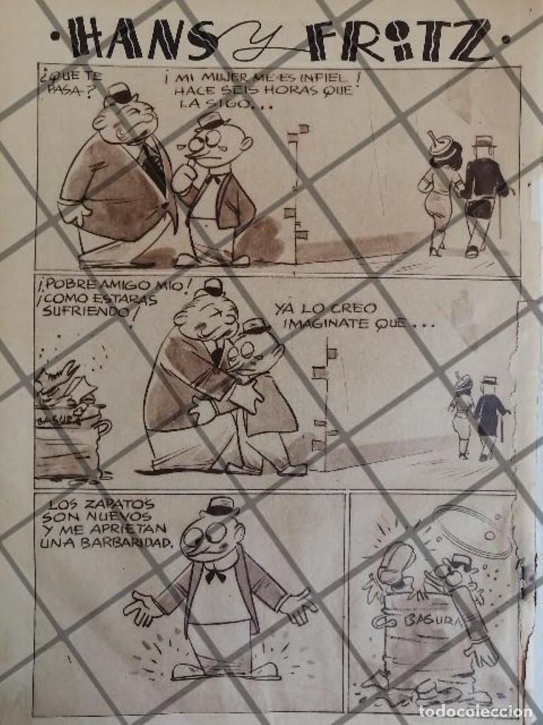 Poster collecting: TIRA COMICA ANTIGUA HANZ Y FRITZ 1936 ANGEL ZAMARRIPA 6