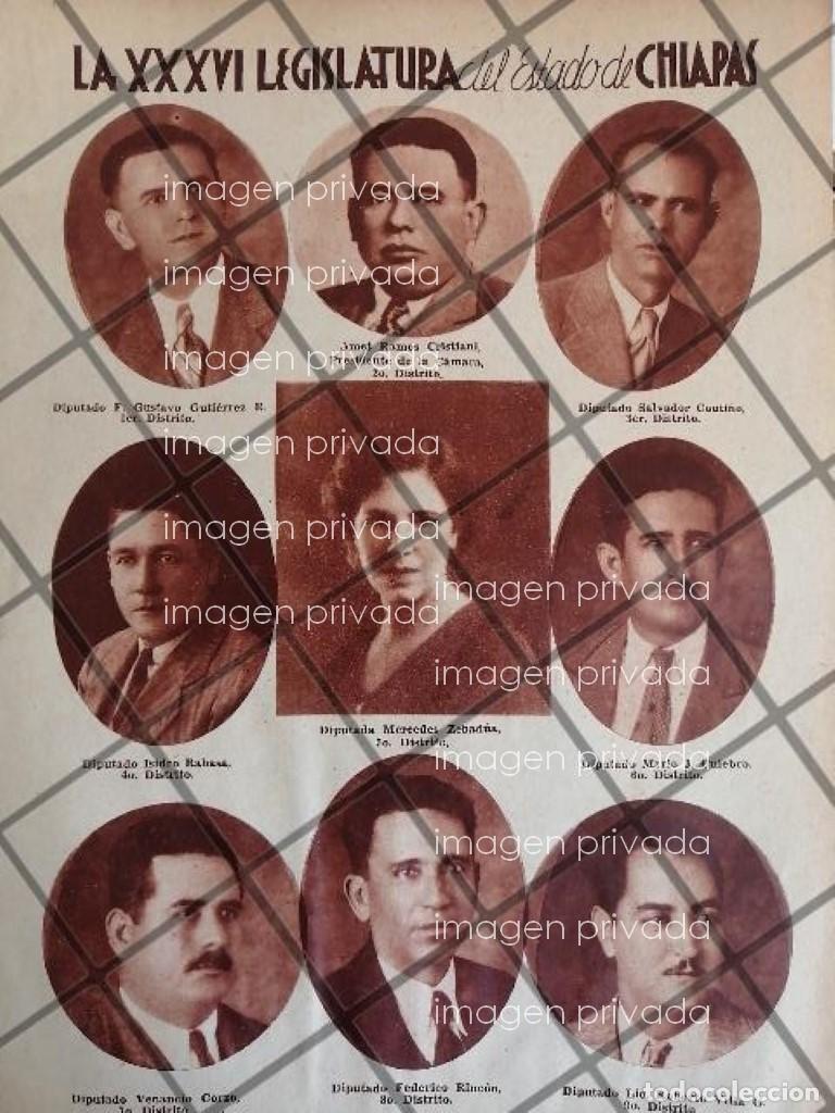 Poster collecting: CARTEL RETRO 36 LEGISLATURA DE CHIAPAS 1939