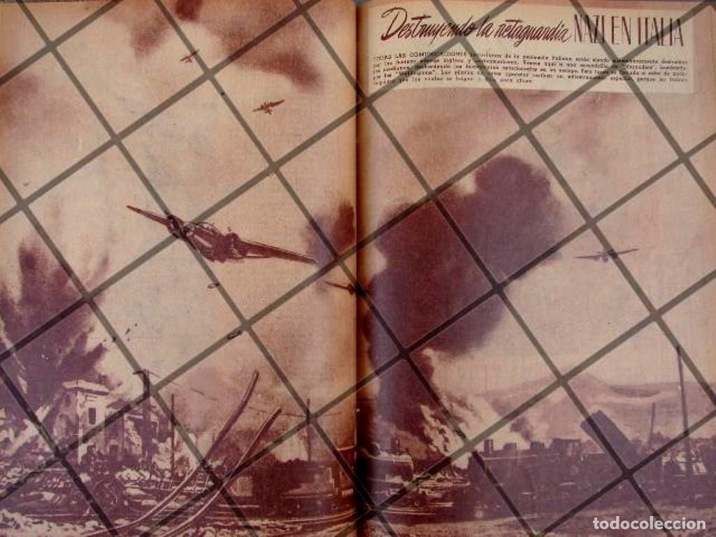 Sammeln von Plakaten: AFICHE ANTIGUO BOMBARDEO A LOS NAZIS EN ITALIA 1944
