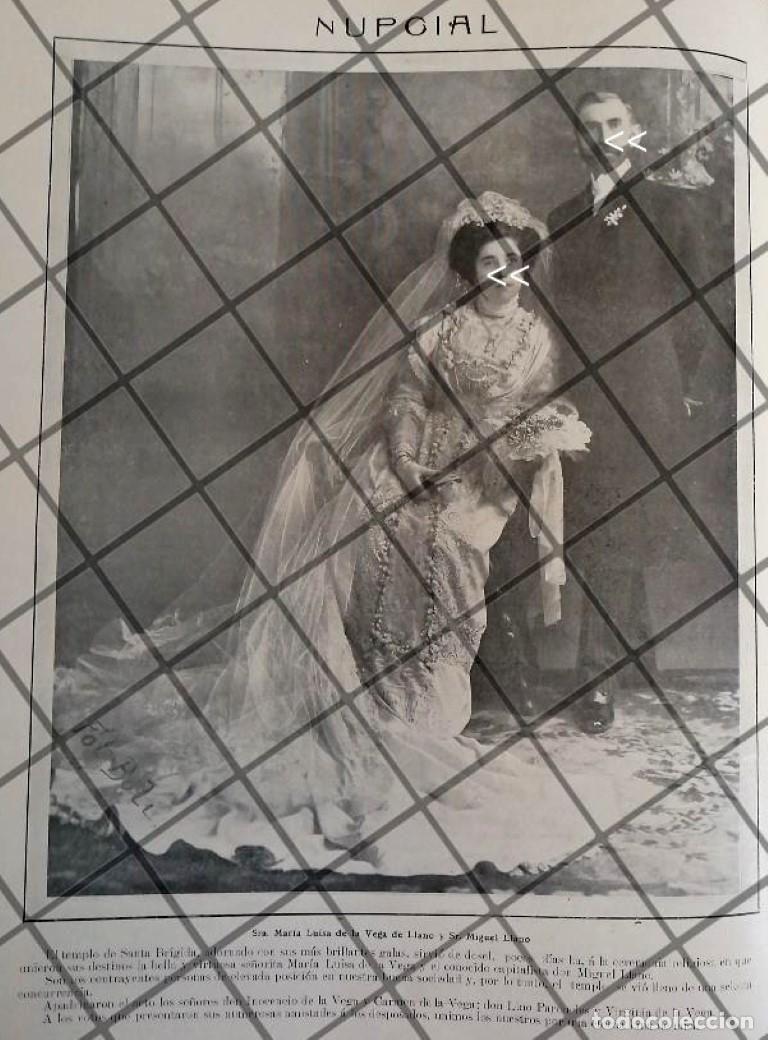 Sammeln von Plakaten: AFICHE ANTIGUO BODA DE MIGUEL LLANO MARGOLLES 1910