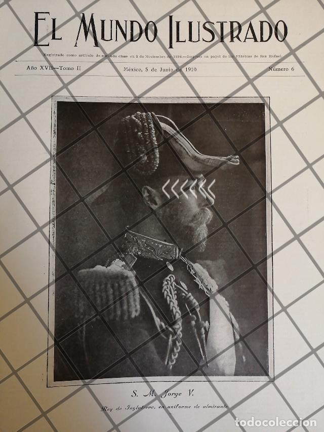 Sammeln von Plakaten: PORTADA ANTIGUA. 1910 EL REY JORGE V. ASCIENDE AL TRONO