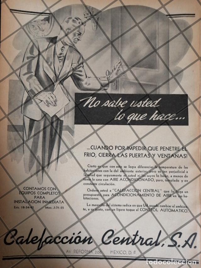 Sammeln von Plakaten: CARTEL PUBLICITARIO ANTIGUO. CALEFACCION CENTRAL S.A 1942