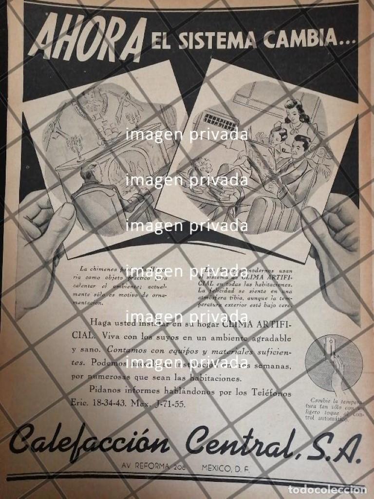 Sammeln von Plakaten: CARTEL PUBLICITARIO ANTIGUO. CALEFACCION CENTRAL S.A 1942 2
