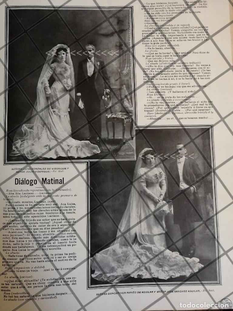 Sammeln von Plakaten: AFICHE ANTIGUO. BODA. VIDERIQUE GONZALEZ 1910