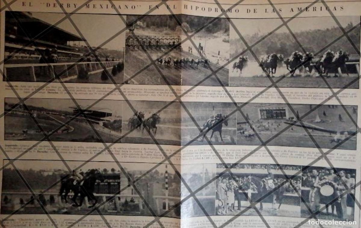 Poster collecting: AFICHE RETRO EL DERBY EN HIPODROMO DE LAS AMERICAS 1945