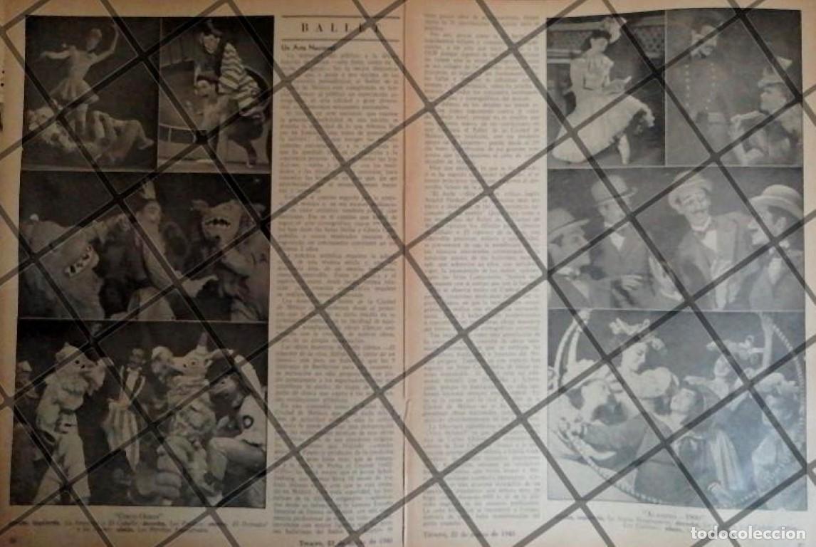 Poster collecting: AFICHE RETRO BALLET DE LA CDMX PRIMEROS A&Ntilde;OS 1945