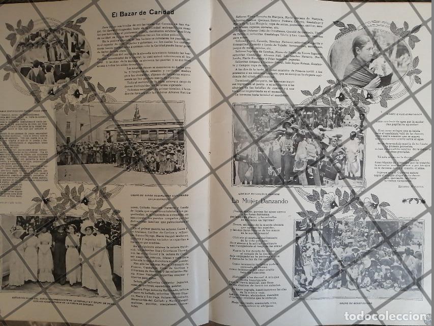 Poster collecting: AFICHE ANTIGUO FIESTAS DE CARIDAD EN SAN ANGEL 1910