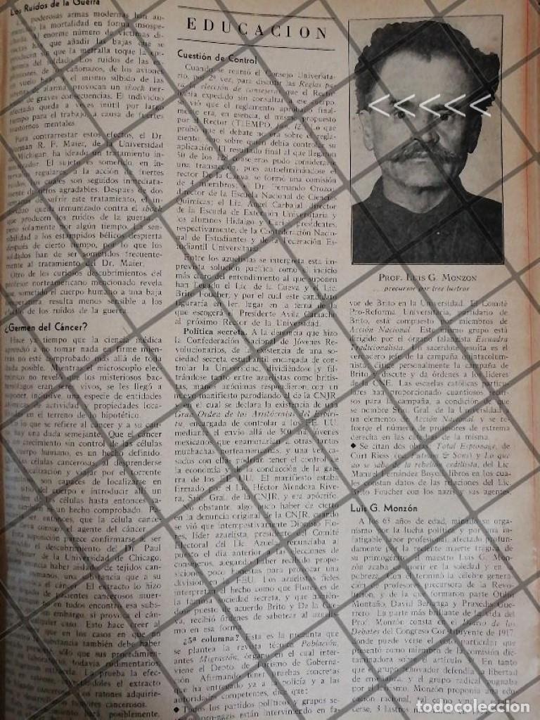 Poster collecting: AFICHE RETRO MUERE EL PROFESOR LUIS G. MONZON 1942