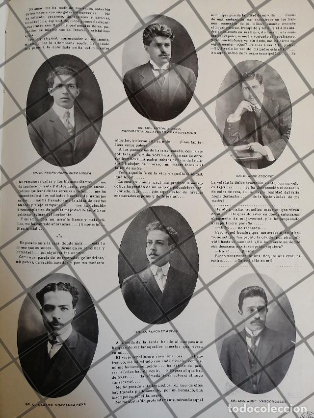 Poster collecting: AFICHE ANTIGUO ESCRITORES DEL ATENEO DE LA JUVENTUD 1910