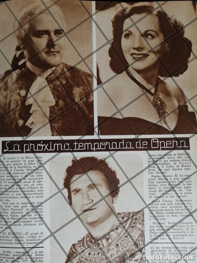 Coleccionismo de carteles: AFICHE RETRO. TEMPORADA DE OPERA 1948 - Foto 1