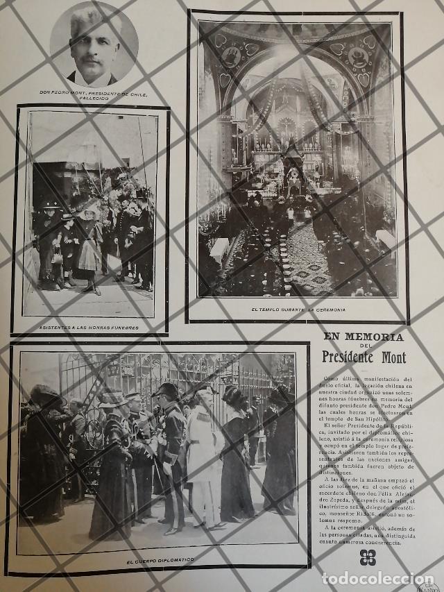 Poster collecting: AFICHE ANTIGUO REQUIEM PEDRO MONT 1910 TEMPLO SAN HIPOLITO