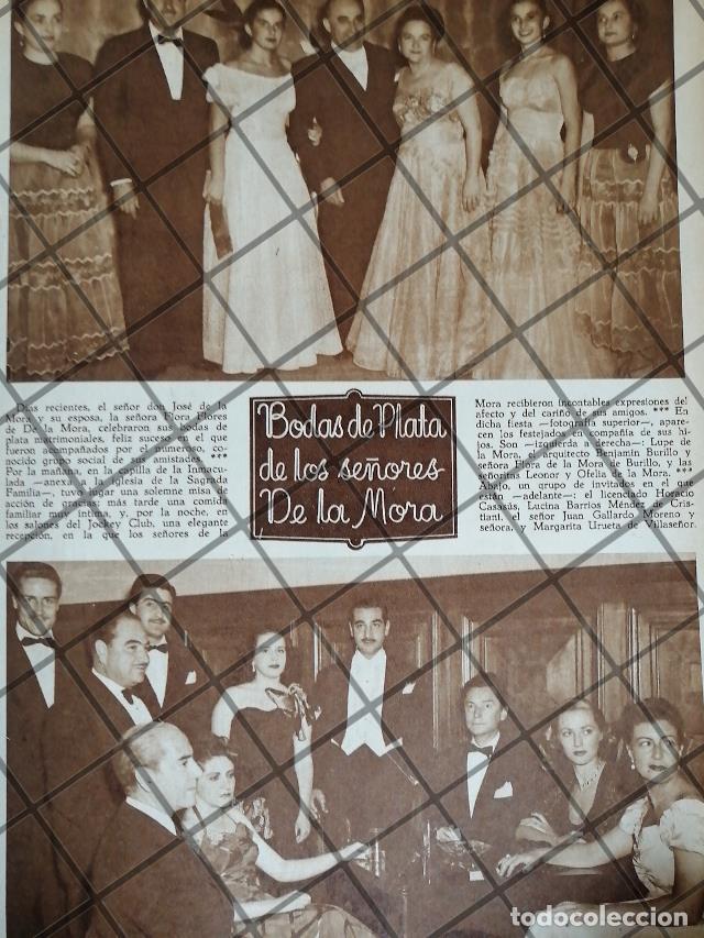 Poster collecting: AFICHE ANTIGUO BODAS DE PLATA FLORES DE LA MORA 1948