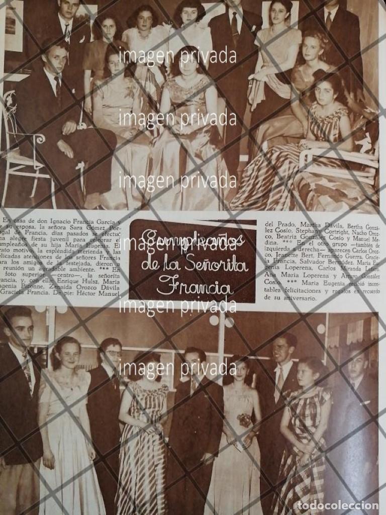 Poster collecting: AFICHE ANTIGUO NOVIAS. CUMPLEA&Ntilde;OS MARIA EUGENIA FRANCIA GOMEZ