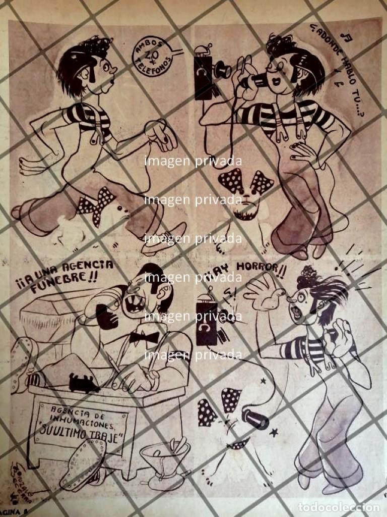 Poster collecting: PROFETICA CARICATURA RETRO. POR JOSE GONZALO BECERRA 1946