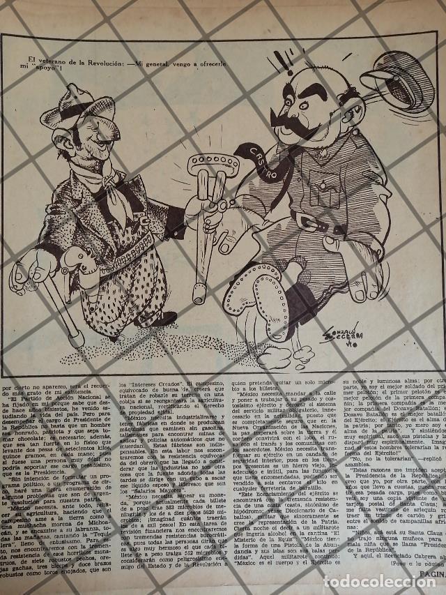 Poster collecting: CARICATURA RETRO. JOSE AGUSTIN CASTRO POR: GONZALO BECERRA 1946