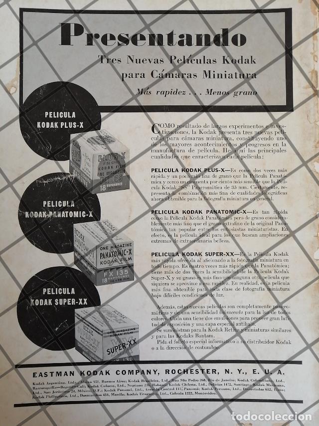 Collectionnisme d'affiches: CARTEL PUBLICITARIO RETRO PELICULA KODAK GRANO FINO 1938