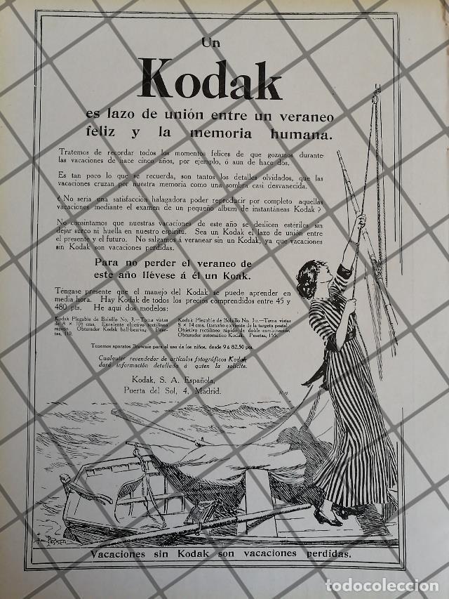 Collectionnisme d'affiches: CARTEL PUBLICITARIO ANTIGUO KODAK 1913 -3