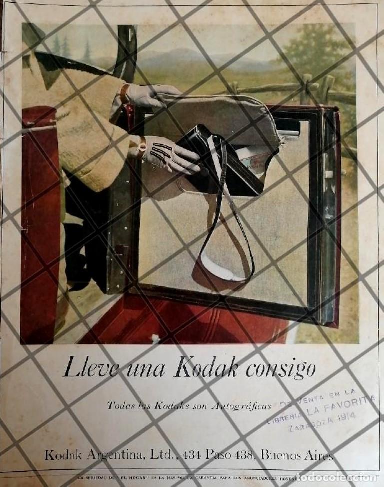 Collectionnisme d'affiches: CARTEL PUBLICITARIO ANTIGUO CAMARAS KODAK 1926 -68