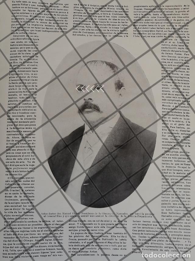 Collectionnisme d'affiches: AFICHE ANTIGUO. DIPUTADO. MANUEL FLORES 1910