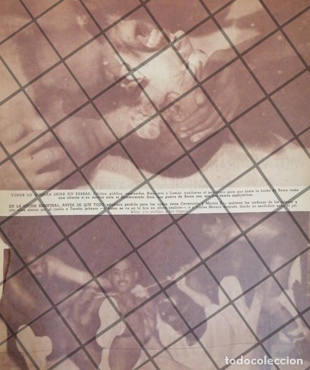 Collectionnisme d'affiches: AFICHE RETRO LUCHADOR CAVERNARIO GALINDO, TONY BORNE Y MAS