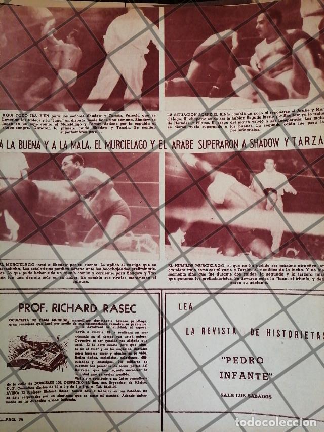 Coleccionismo de carteles: AFICHE RETRO LUCHA LIBRE MURCIELAGO V. TARZAN LOPEZ ETC -52