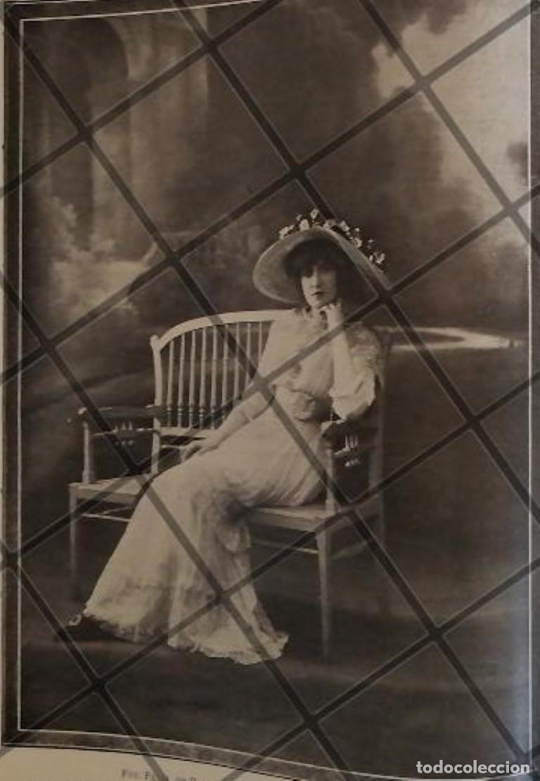Collectionnisme d'affiches: CARTEL ANTIGUO 1910 VESTIDOS DE LUJO CASA FELIX DE PARIS 8
