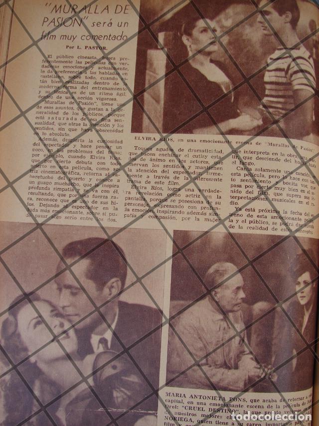 Collectionnisme d'affiches: AFICHE ANTIGUO SE FILMA PELICULA, MURALLAS DE PASION 1944