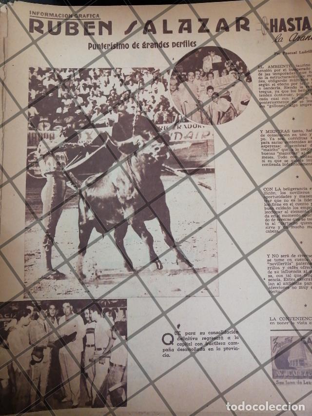 Sammeln von Plakaten: AFICHE ANTIGUO TORERO RUBEN ZALAZAR 1953