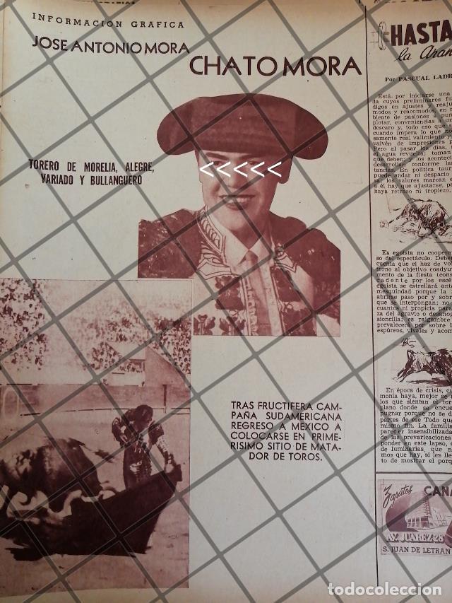 Sammeln von Plakaten: AFICHE ANTIGUO TORERO JOSE ANTONIO MORA EL CHATO 1954