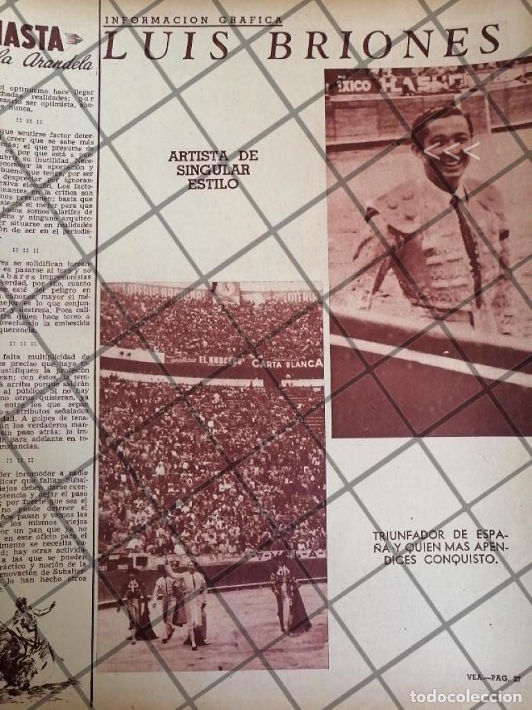 Sammeln von Plakaten: AFICHE ANTIGUO TORERO LUIS BRIONES 1954