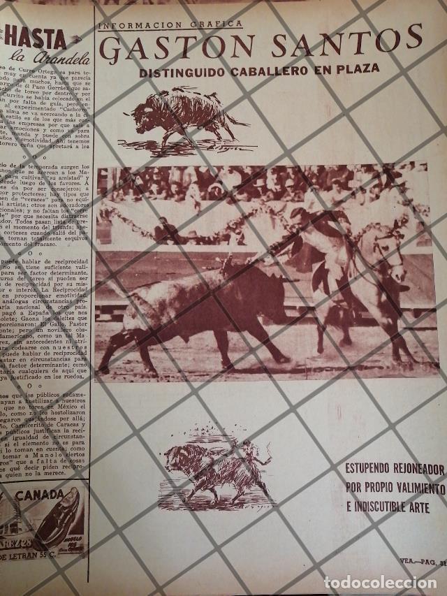 Sammeln von Plakaten: AFICHE ANTIGUO EL REJONEADOR GASTON SANTOS 1954