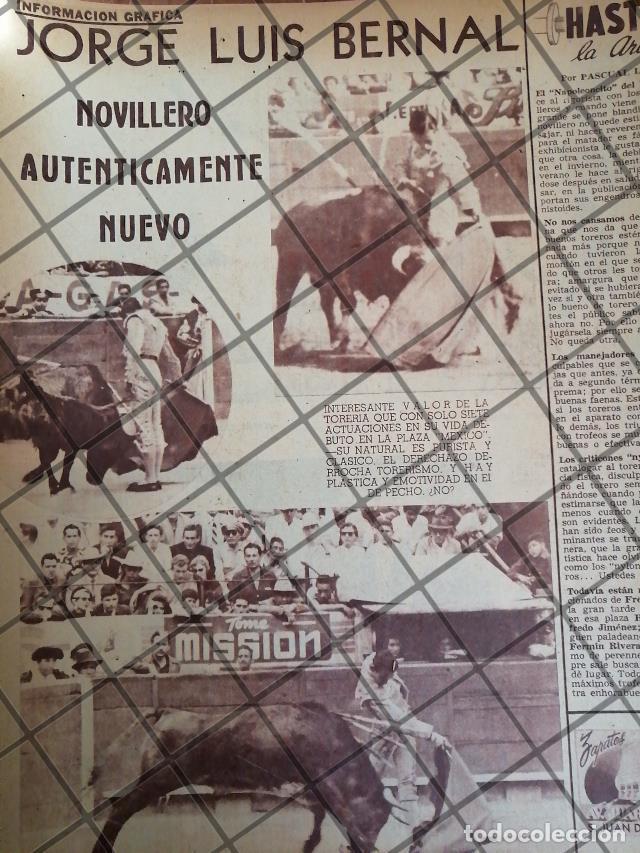 Sammeln von Plakaten: AFICHE ANTIGUO EL TORERO JORGE LUIS BERNAL 1954 2
