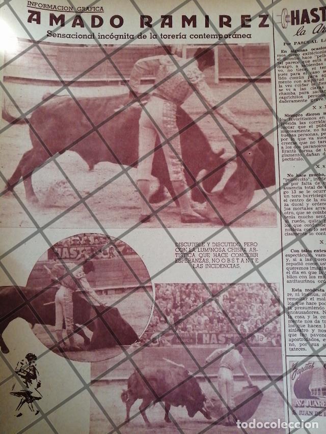 Sammeln von Plakaten: AFICHE ANTIGUO TORERO AMADO RAMIREZ MEDINA 1954