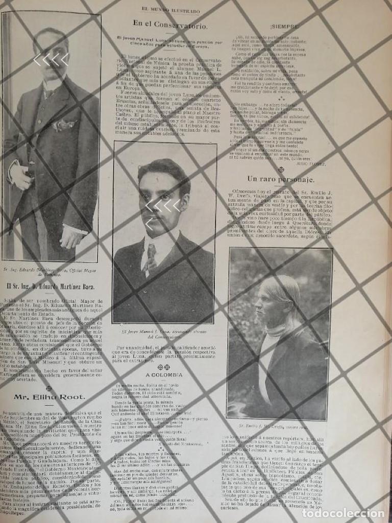 Sammeln von Plakaten: AFICHE ANTIGUO ING. EDUARDO MARTINEZ BACA Y OTROS 1907
